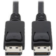 Eaton Tripp Lite Series DisplayPort Cable with Latching Connectors, 4K 60 Hz (M/M), Black, 10 ft. (3.05 m) — P580-010
