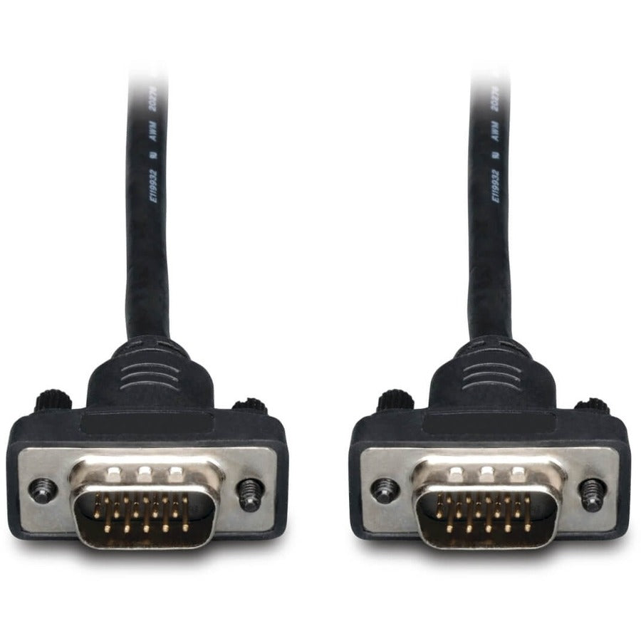 Eaton Tripp Lite Series Low-Profile VGA High-Resolution RGB Coaxial Cable (HD15 M/M), 6 ft. (1.83 m) — P502-006-SM