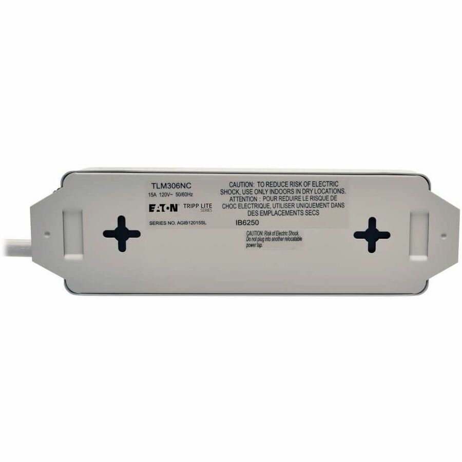 Eaton Tripp Lite Series Power It! 3-Outlet Power Strip, 6 ft. (1.83 m) Cord — TLM306NC