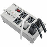 Eaton Tripp Lite Series Isobar 6-Outlet Surge Protector, 6 ft. Cord with Right-Angle Plug, 3330 Joules, Diagnostic LEDs, Metal Housing — ISOBAR6ULTRA