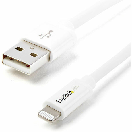 StarTech.com 1m (3ft) White Apple�&reg; 8-pin Lightning Connector to USB Cable for iPhone / iPod / iPad — USBLT1MW