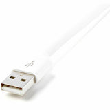 StarTech.com 1m (3ft) White Apple�&reg; 8-pin Lightning Connector to USB Cable for iPhone / iPod / iPad — USBLT1MW