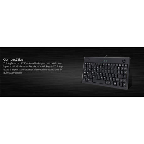 Adesso AKB-310UB Mini Trackball Keyboard — AKB-310UB