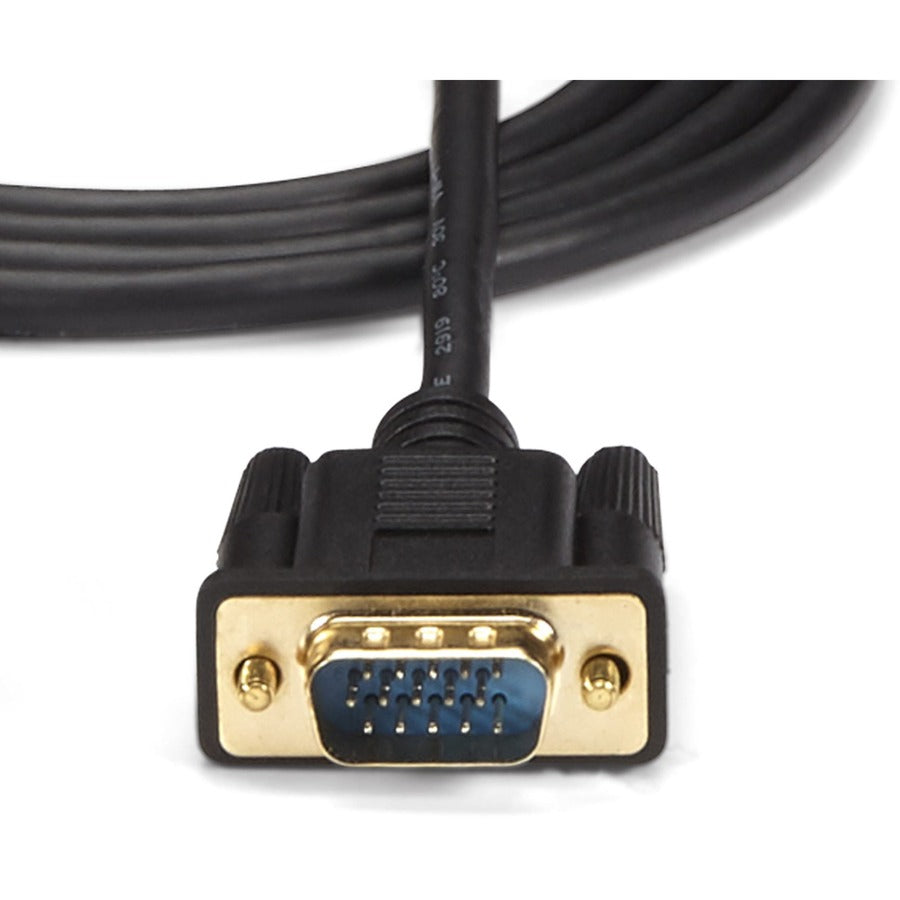 StarTech.com HDMI to VGA Cable - 3 ft / 1m - 1080p - 1920 x 1200 - Active HDMI Cable - Monitor Cable - Computer Cable — HD2VGAMM3