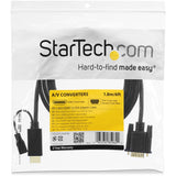 StarTech.com HDMI to VGA Cable - 3 ft / 1m - 1080p - 1920 x 1200 - Active HDMI Cable - Monitor Cable - Computer Cable — HD2VGAMM3