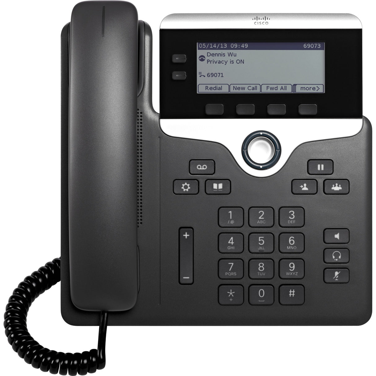 Cisco 7821 IP Phone - Wall Mountable — CP-7821-3PW-NA-K9=