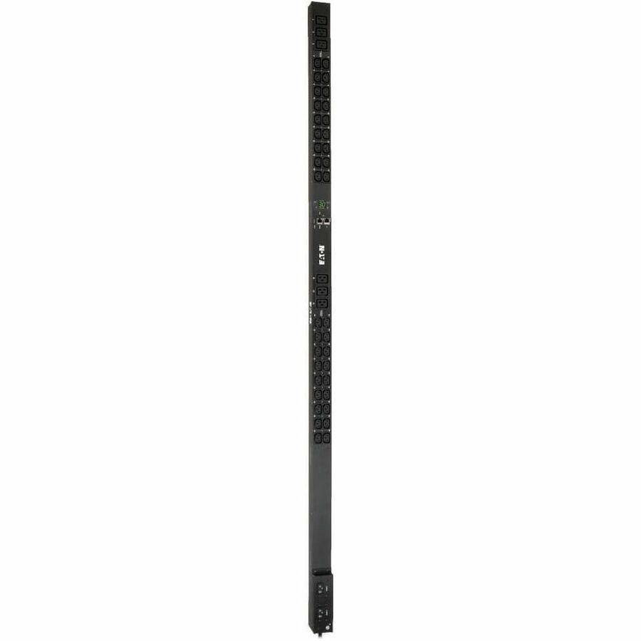 Eaton 5.5kW Single-Phase Monitored PDU, LX Interface, 208/230V Outlets (36 C13/6 C19), L6-30P, 10 ft. (3.05 m) Cord, 0U 1.8m/70 in. Height, TAA — PDUMNV30HV2LX