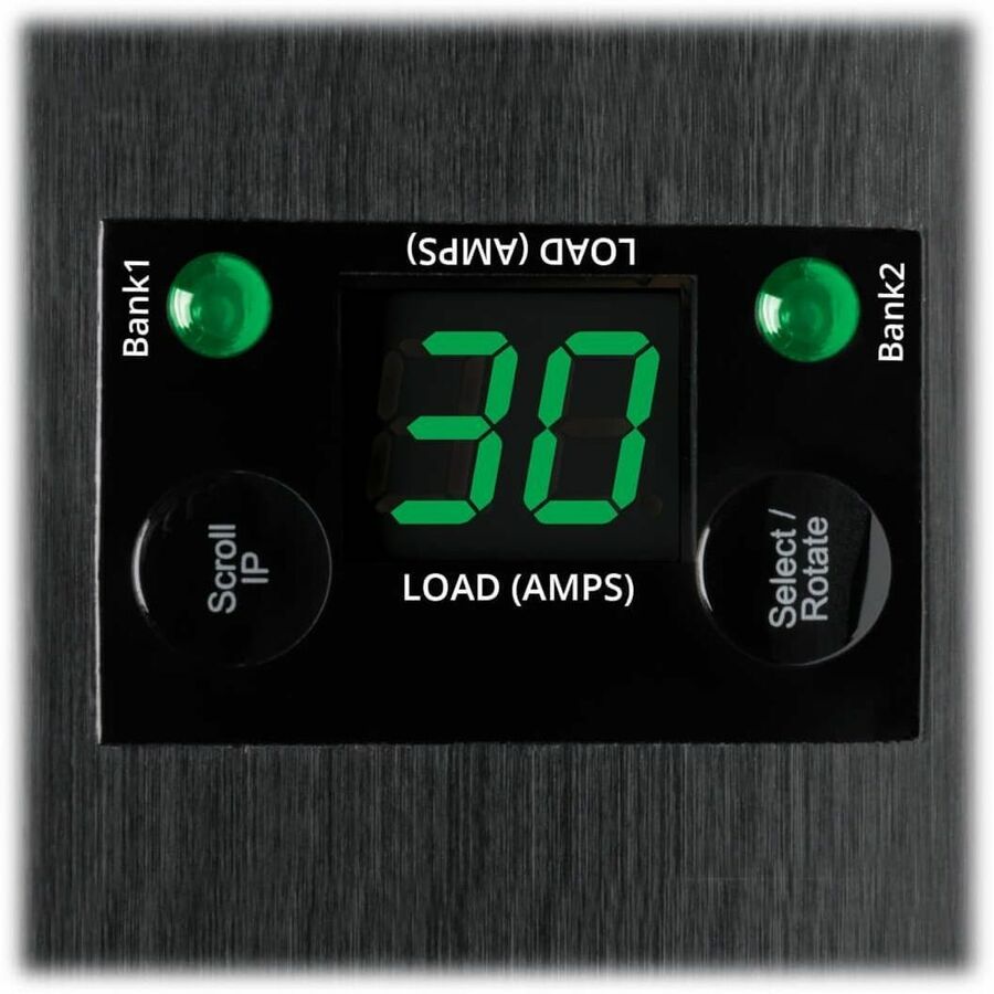 Eaton 5.5kW Single-Phase Monitored PDU, LX Interface, 208/230V Outlets (36 C13/6 C19), L6-30P, 10 ft. (3.05 m) Cord, 0U 1.8m/70 in. Height, TAA — PDUMNV30HV2LX