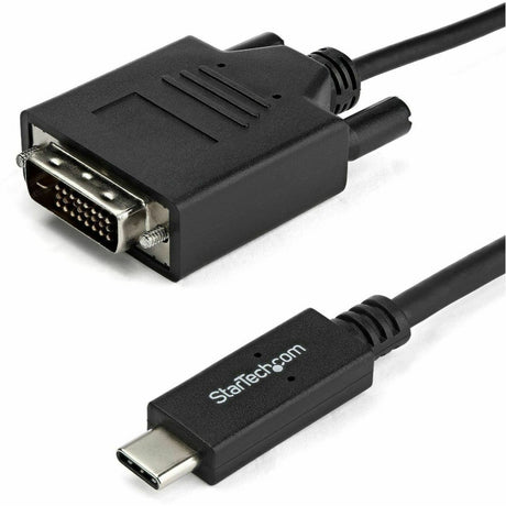 StarTech.com 6.6 ft / 2 m USB-C to DVI Cable - USB Type-C Video Adapter Cable - 1920 x 1200 - Black — CDP2DVIMM2MB