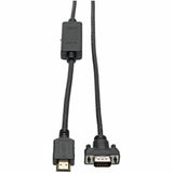 Eaton Tripp Lite Series HDMI to VGA Active Adapter Cable (HDMI to Low-Profile HD15 M/M), 15 ft. (4.6 m), TAA — P566-015-VGA