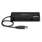 StarTech.com USB 3.0 Mini Dock - Dual Monitor USB Type-A Laptop Docking Station - DisplayPort 4K 60Hz & Gigabit Ethernet - 1' (30cm) cable — USBA2DPGB