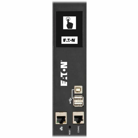 Eaton 10kW 200-240V 3PH Switched PDU - LX Interface, Gigabit, 30 Outlets, L21-30P Input, LCD, 3 m Cord, 0U 1.8 m Height, TAA — PDU3EVSR10L2130
