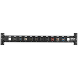 Eaton Tripp Lite Series 12-Port 1U Rack-Mount Unshielded Blank Keystone/Multimedia Patch Panel, RJ45 Ethernet, USB, HDMI, Cat5e/6 — N062-012-KJ