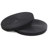 StarTech.com Hook-and-Loop Cable Management Tie - 25 ft. Roll - Black - Cut-to-Size Cable Wrap / Straps — HKLP25