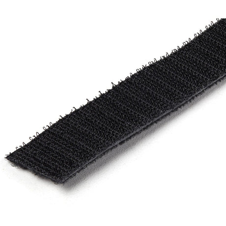 StarTech.com Hook-and-Loop Cable Management Tie - 25 ft. Roll - Black - Cut-to-Size Cable Wrap / Straps — HKLP25