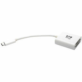 Eaton Tripp Lite Series USB-C to DVI Adapter with Alternate Mode - DP 1.2, White — U444-06N-DVI-AM