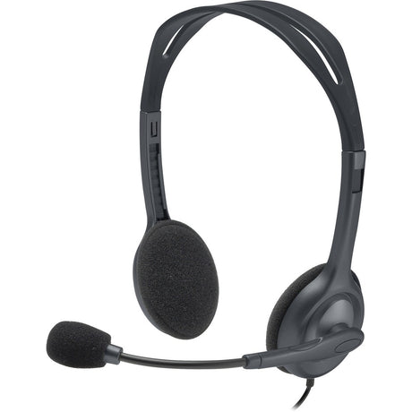 Logitech H110 Dual Plug Computer Stereo Headset — 981-000612