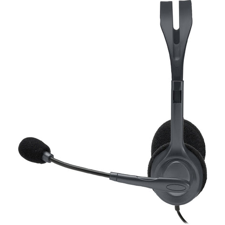 Logitech H110 Dual Plug Computer Stereo Headset — 981-000612