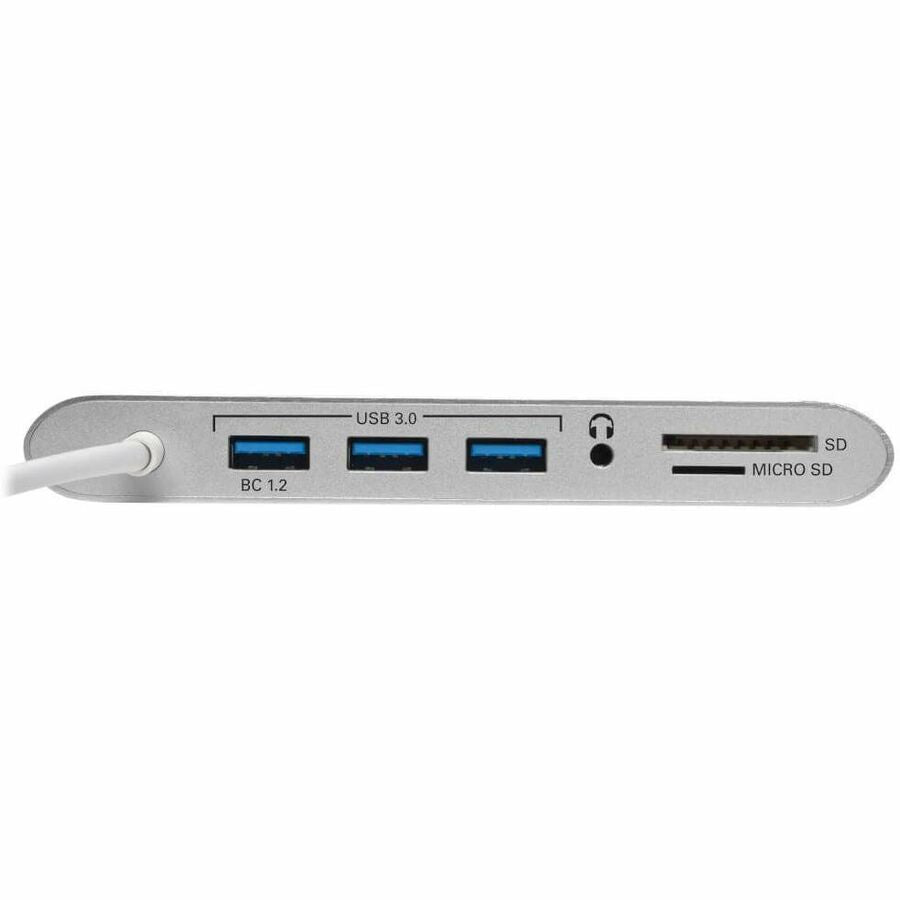 Eaton Tripp Lite Series USB-C Dock, Dual Display - 4K HDMI/mDP, VGA, USB 3.x (5Gbps), USB-A/C Hub, GbE, Memory Card, 100W PD Charging — U442-DOCK1