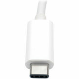 Eaton Tripp Lite Series USB-C to DVI Adapter with USB 3.x (5Gbps) Hub Port and PD Charging, White — U444-06N-DU-C
