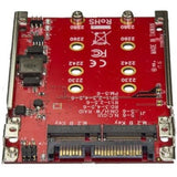 StarTech.com Dual-Slot M.2 to SATA Adapter - M.2 SATA Adapter for 2.5" Drive Bay - M.2 Adapter - M.2 SSD Adapter - M.2 NGFF SSD Adapter - RAID — S322M225R