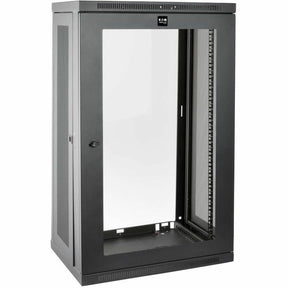 Eaton Tripp Lite Series SmartRack 21U Low-Profile Switch-Depth Wall-Mount Half-Height Rack Enclosure, Clear Acrylic Window — SRW21UG