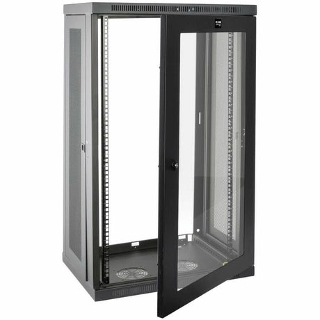 Eaton Tripp Lite Series SmartRack 21U Low-Profile Switch-Depth Wall-Mount Half-Height Rack Enclosure, Clear Acrylic Window — SRW21UG