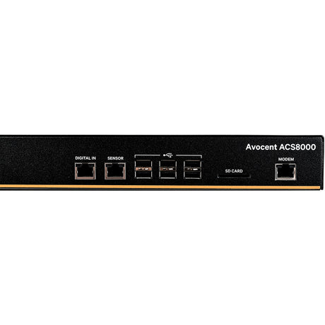 Vertiv Avocent 32-port ACS8000 Console System with dual AC Power Supply and analog modem, non-TAA — ACS8032MDAC-400