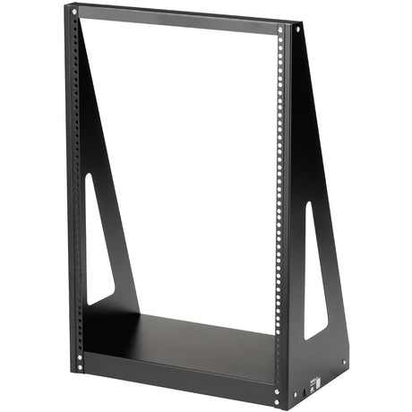StarTech.com 2-Post 16U Heavy-Duty Desktop Server Rack, Small Open Frame 19in Network Rack for Home/Office IT Equipment, TAA Compliant — 2POSTRACK16