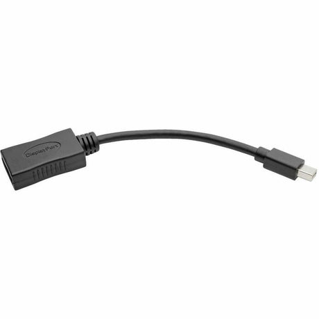 Eaton Tripp Lite Series Keyspan Mini DisplayPort to DisplayPort Adapter, 4K 60 Hz, Black (M/F), 6-in. (15.24 cm) — P139-06N-DP4K6B