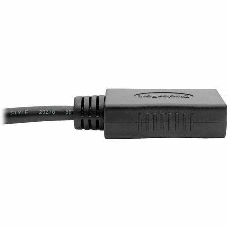 Eaton Tripp Lite Series Keyspan Mini DisplayPort to DisplayPort Adapter, 4K 60 Hz, Black (M/F), 6-in. (15.24 cm) — P139-06N-DP4K6B