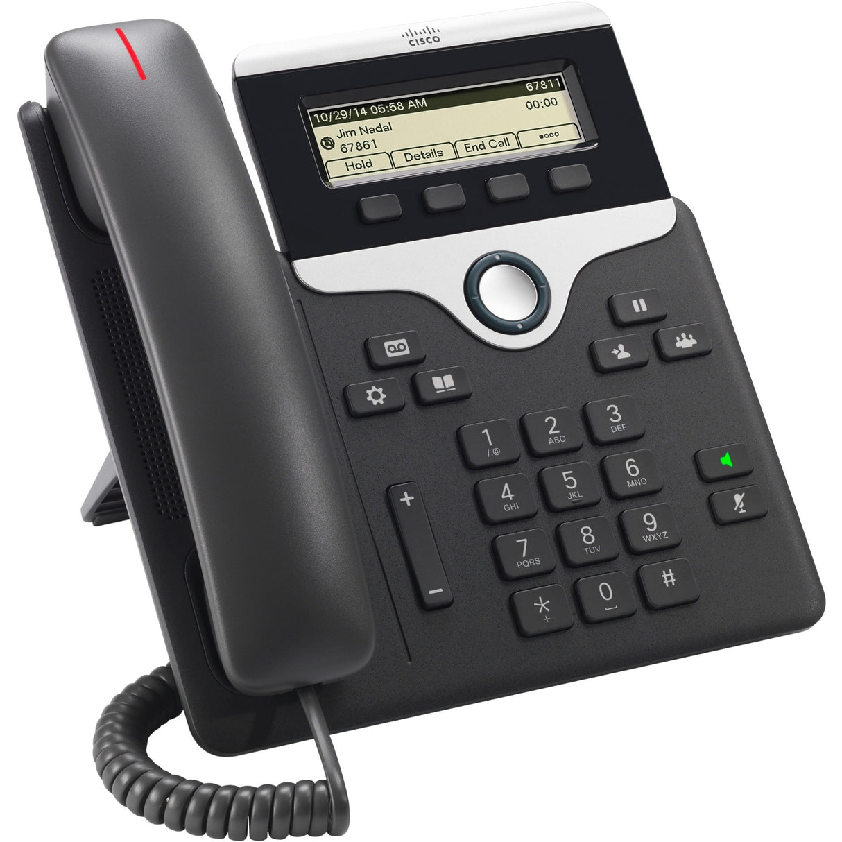 Cisco 7811 IP Phone - Corded - Wall Mountable - Charcoal — CP-7811-K9=