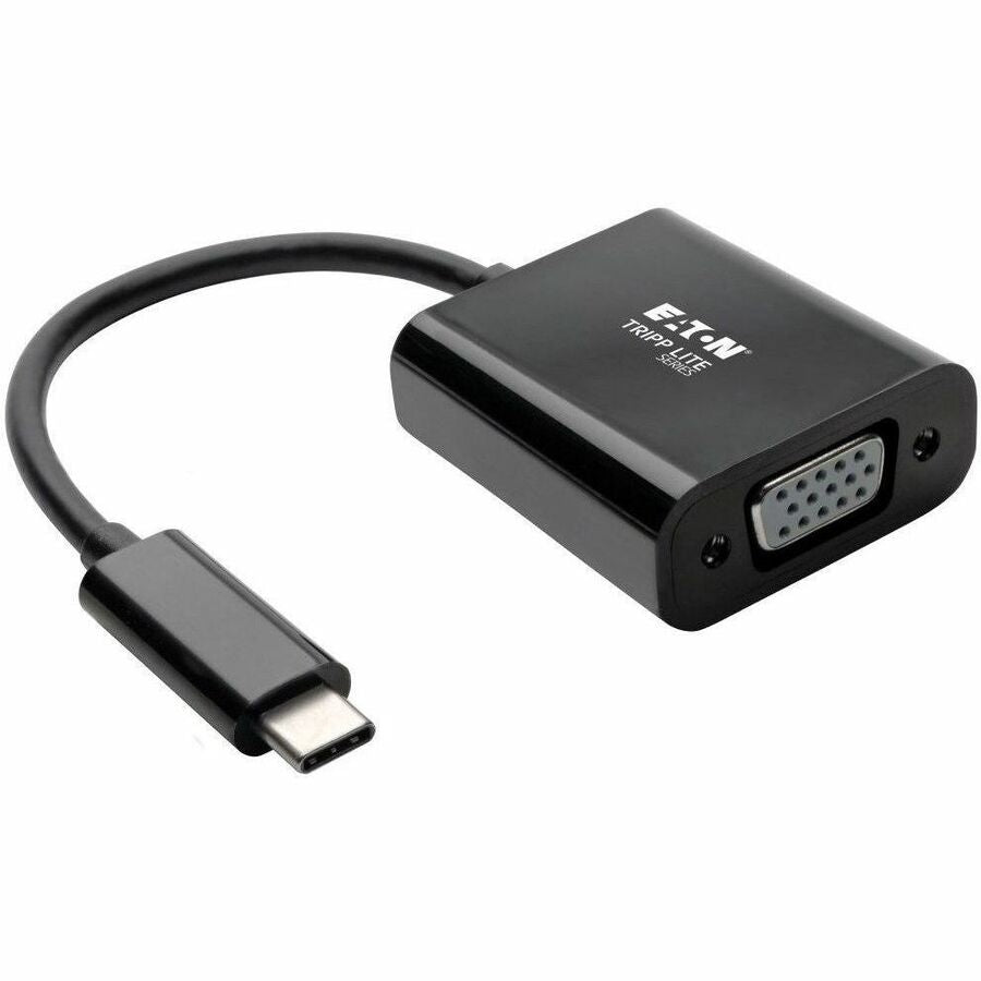 Eaton Tripp Lite Series USB-C to VGA Adapter with Alternate Mode - DP 1.2, Black — U444-06N-VB-AM