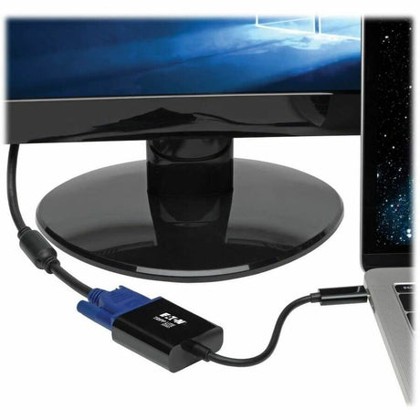 Eaton Tripp Lite Series USB-C to VGA Adapter with Alternate Mode - DP 1.2, Black — U444-06N-VB-AM