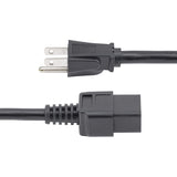 StarTech.com 3ft (1m) Heavy Duty Power Cord, NEMA 5-15P to C19, 15A 125V, 14AWG, Computer Power Cord, Heavy Gauge Power Cable — PXT515C19143
