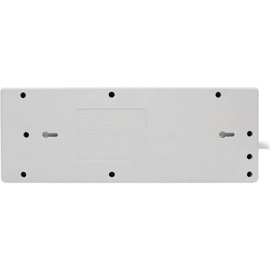 Eaton Tripp Lite Series 8-Outlet Surge Protector with DSL/Phone Line/Modem Surge Protection - 3150 Joules, 6 ft. (1.83 m) Cord, TAA — TLP806TELTAA