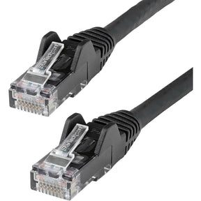 StarTech.com 30ft CAT6 Ethernet Cable - Black Snagless Gigabit - 100W PoE UTP 650MHz Category 6 Patch Cord UL Certified Wiring/TIA — N6PATCH30BK