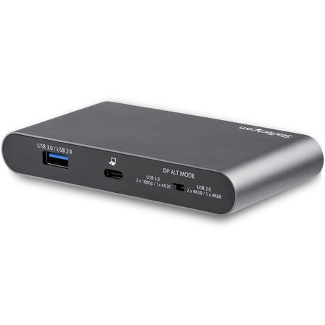 StarTech.com USB C Dock - 4K Dual Monitor DisplayPort Docking Station - 100W Power Delivery Passthrough, GbE, 2x USB-A - Multiport Adapter — DK30C2DAGPD