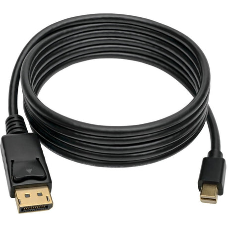 Eaton Tripp Lite Series Mini DisplayPort to DisplayPort Adapter Cable, 4K 60 Hz (M/M), DP Latching Connector, Black, 6 ft. (1.8 m) — P583-006-BK
