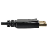 Eaton Tripp Lite Series Mini DisplayPort to DisplayPort Adapter Cable, 4K 60 Hz (M/M), DP Latching Connector, Black, 6 ft. (1.8 m) — P583-006-BK
