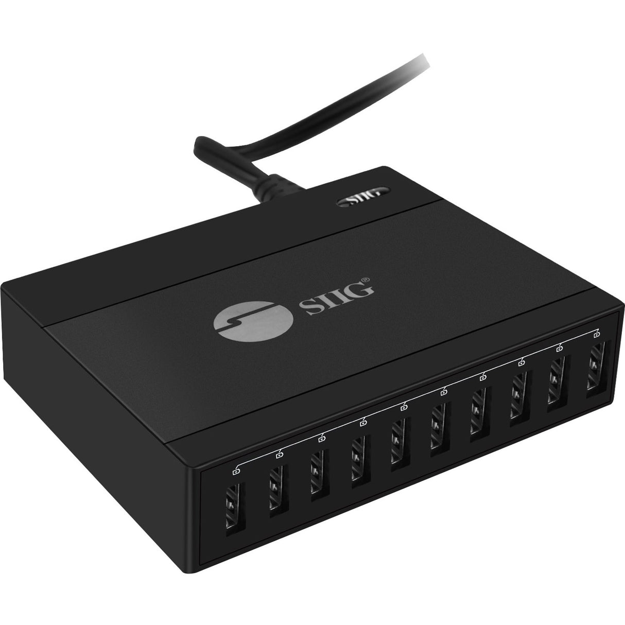 SIIG 60W 10-Port USB Charger — AC-PW1G11-S1