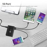 SIIG 60W 10-Port USB Charger — AC-PW1G11-S1