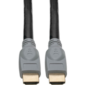Eaton Tripp Lite Series 4K HDMI Cable (M/M) - 4K 60 Hz, HDR, 4:4:4, Gripping Connectors, Black, 25 ft. — P568-025-2A