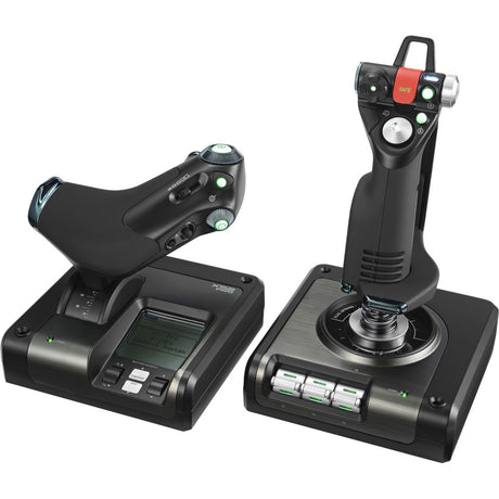 Saitek X52 Professional H.O.T.A.S. Part-Metal Throttle and Stick Simulation Controller — 945-000022