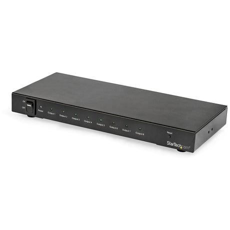 StarTech.com 8-Port 4K 60Hz HDMI Splitter - HDR Support - HDMI 2.0 Splitter - 7.1 Surround Sound Audio — ST128HD20