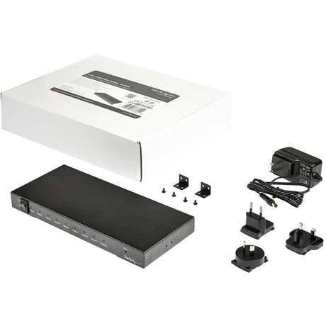 StarTech.com 8-Port 4K 60Hz HDMI Splitter - HDR Support - HDMI 2.0 Splitter - 7.1 Surround Sound Audio — ST128HD20