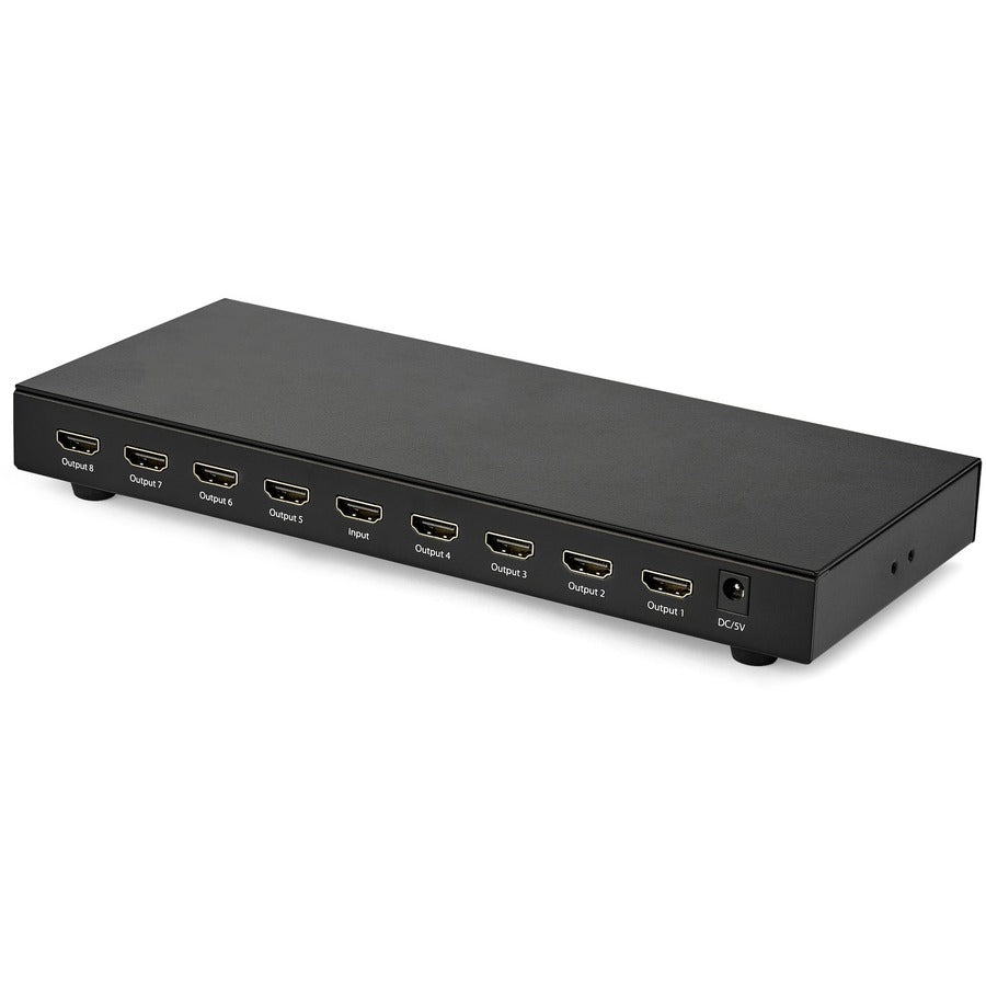 StarTech.com 8-Port 4K 60Hz HDMI Splitter - HDR Support - HDMI 2.0 Splitter - 7.1 Surround Sound Audio — ST128HD20