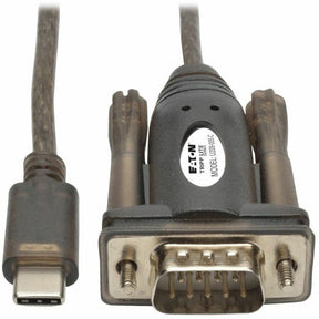 Eaton Tripp Lite Series USB-C to RS232 (DB9) Serial Adapter Cable (M/M), 5 ft. (1.52 m) — U209-005-C