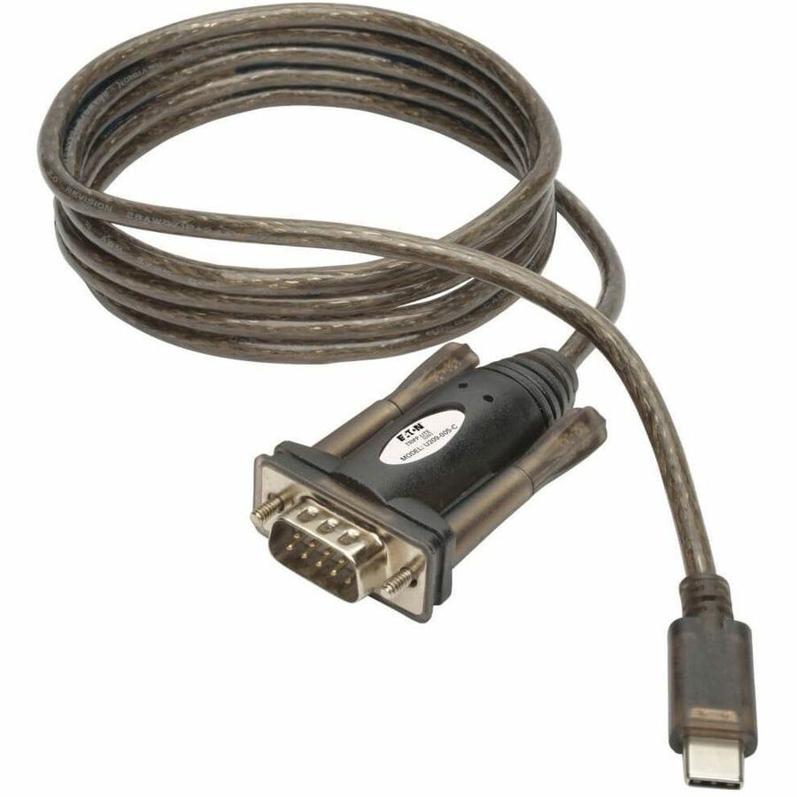Eaton Tripp Lite Series USB-C to RS232 (DB9) Serial Adapter Cable (M/M), 5 ft. (1.52 m) — U209-005-C