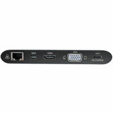 Eaton Tripp Lite Series USB-C Dock, Dual Display - 4K HDMI / mDP, VGA, USB 3.x (5Gbps), USB-A/C Hub, GbE, Memory Card, 100W PD Charging — U442-DOCK1-B